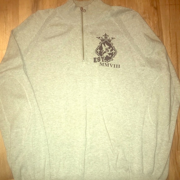 Casual slim zip up pullover - Picture 1 of 6